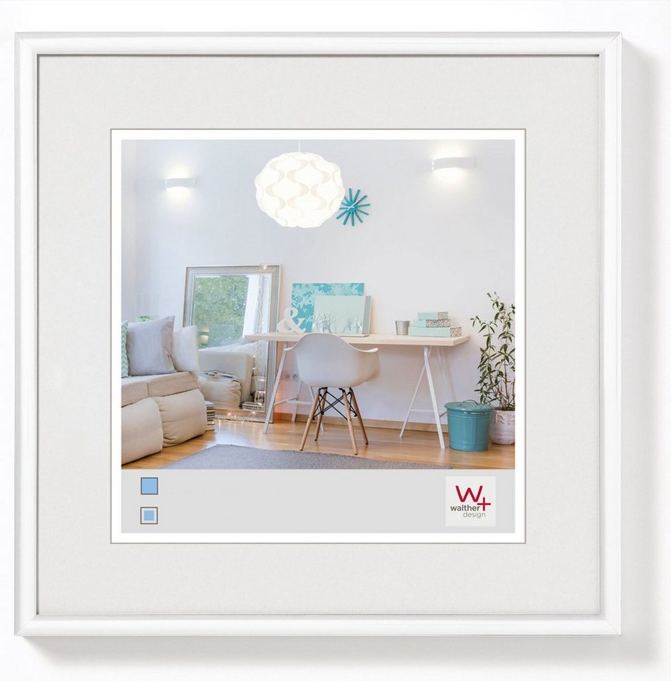 Walther Design Bilderrahmen Kunststoffrahmen New Lifestyle quadratische Formate