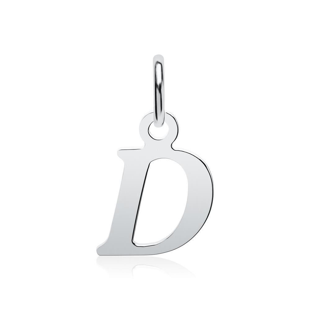 Kettenanhänger Unique Buchstabenanhänger "D" 925er Sterlingsilber Anhänger SP0895