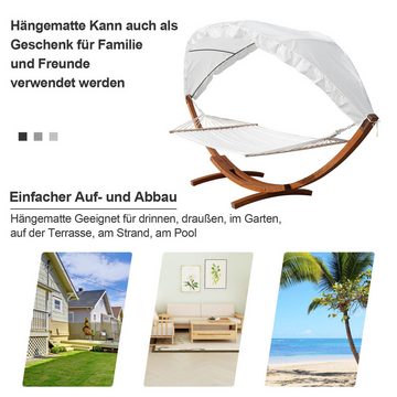 Randaco Hängematte Hängematte mit Gestell Liegefläche Hängeliege Set Hängematten 415cm