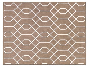 Outdoorteppich REVERSO - Geo River - Braun - 120x160cm - Indoor- & Outdoorteppich, Primaflor-Ideen in Textil, Rechteckig, Höhe: 5 mm