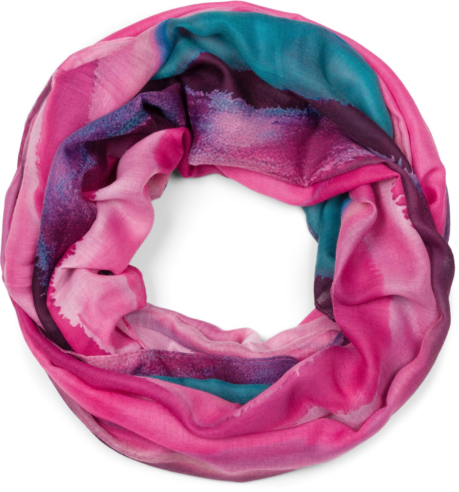 Loop Bunter Loop Aquarell Farbverlauf Streifen