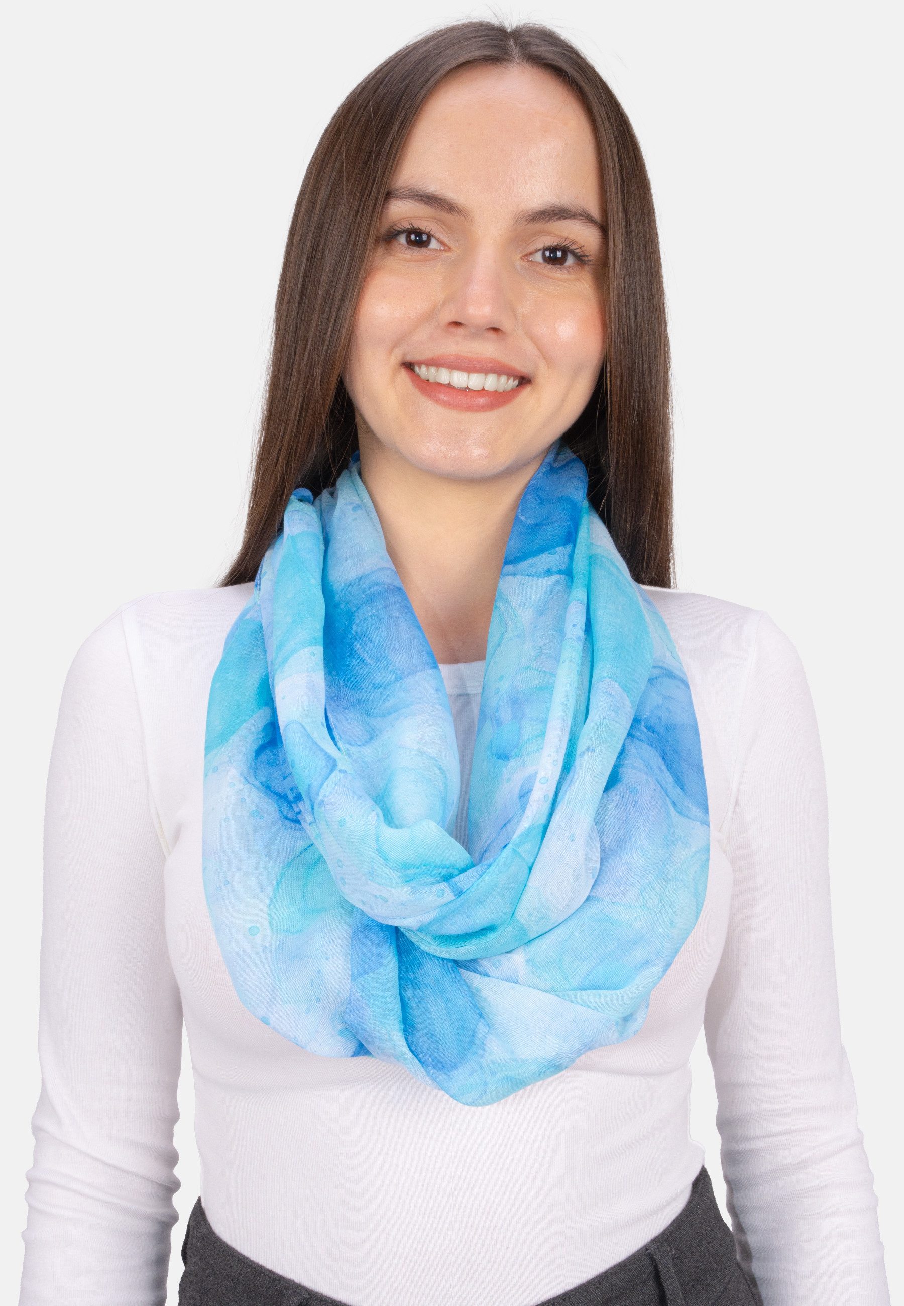 Seasons of April Loop Loop Lissy, Leichter dünner Damen Loop Schal mit abst günstig online kaufen