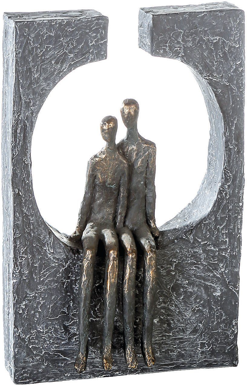 mit Gilde Wohnzimmer Pärchen, Dekoobjekt, (1 28 by Dekofigur Spruchanhänger, Casablanca cm, Höhe Zweisamkeit Skulptur St),