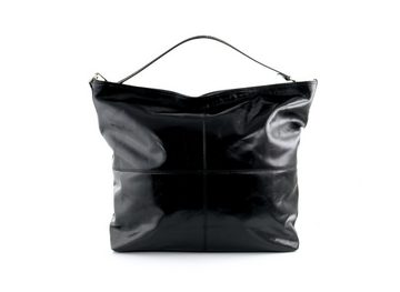 Liebeskind Berlin Shopper Lack Distresse Hobo L Schwarz