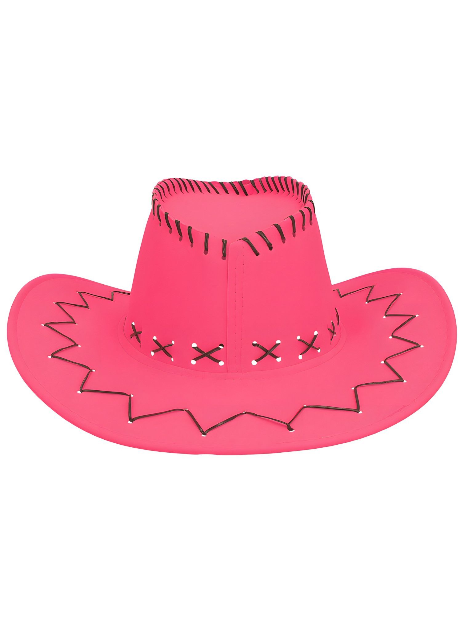 Boland Kostüm Festival Cowboyhut neon-pink, Pure Wonne: fällt auf Festivals krass auf und schützt vor Sonne!