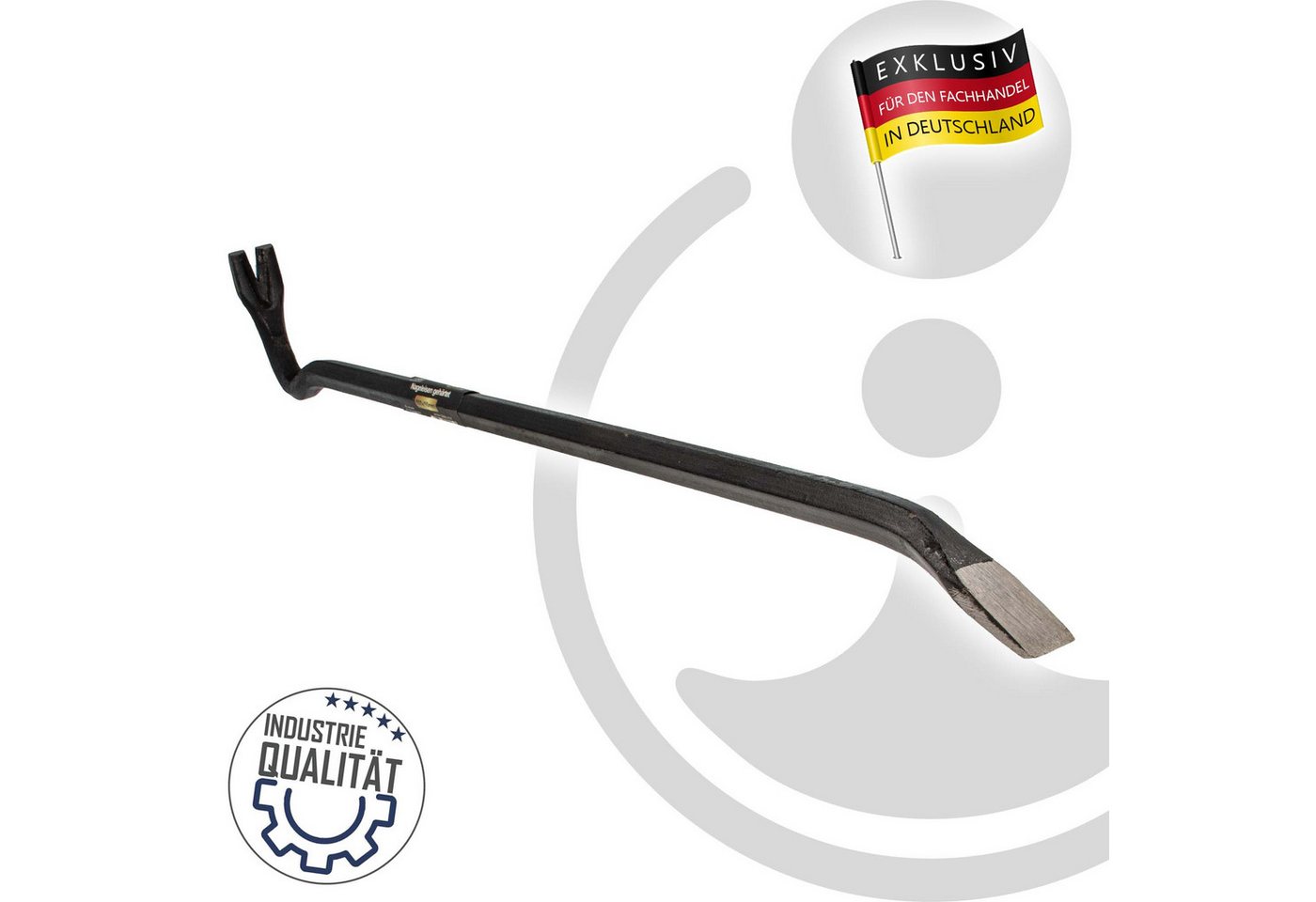 Thumbnail - MASTERPROOF PROFESIONAL Zugeisen Nageleisen 600 mm x 16 mm, gehärtet, Kuhfuß Brechstange