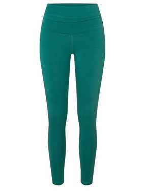 SUPER.NATURAL Funktionstights Merino Tight W HIGH WAIST TIGHT gemütlicher Merino-Materialmix