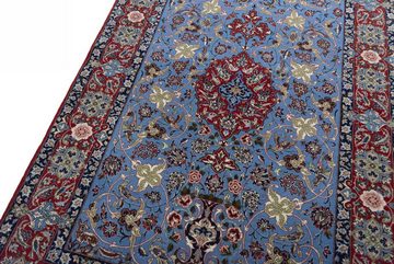 Orientteppich Isfahan Seidenkette 115x169 Handgeknüpfter Orientteppich, Nain Trading, rechteckig, Höhe: 8 mm