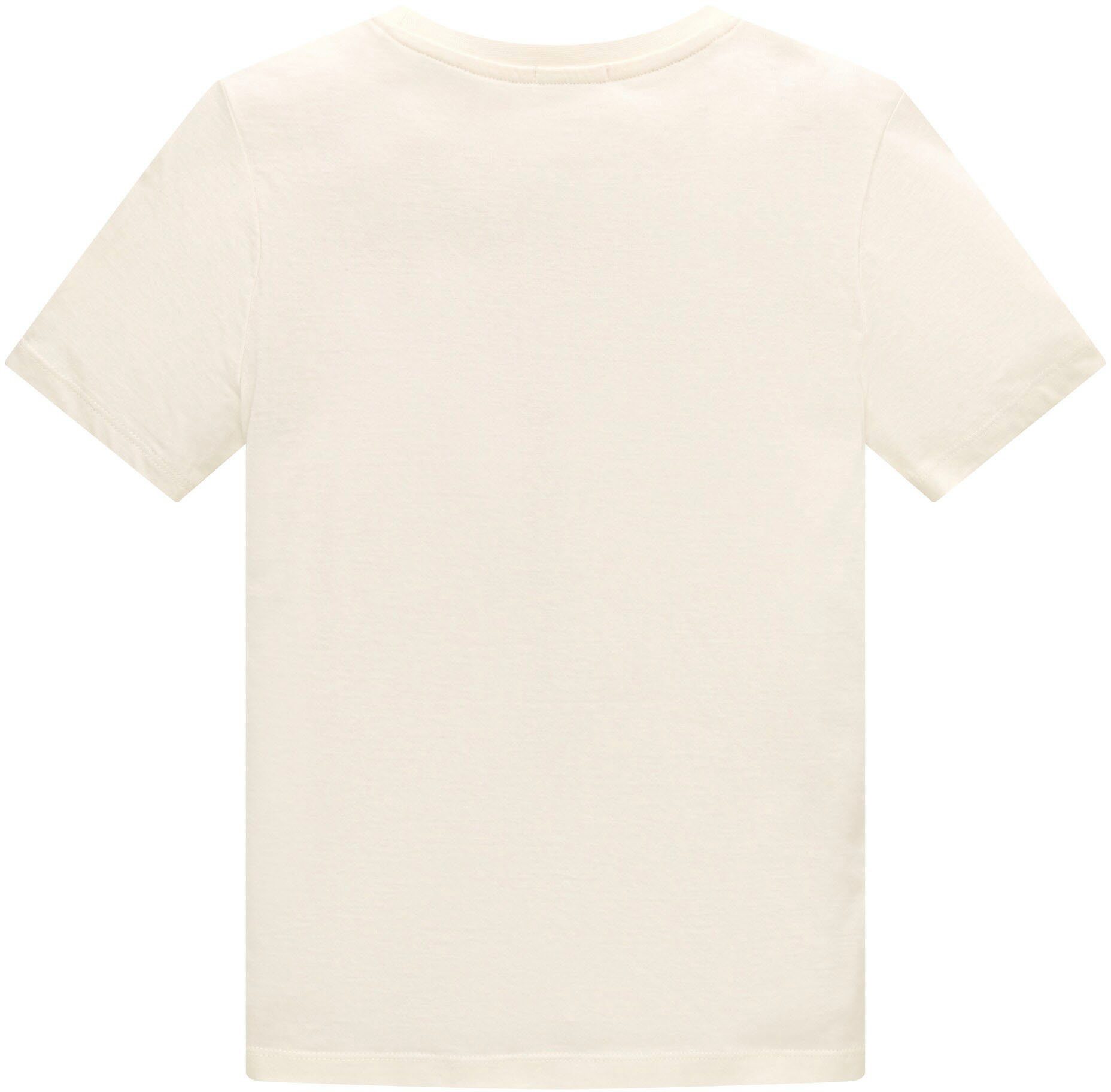 TOM TAILOR T-Shirt white wool