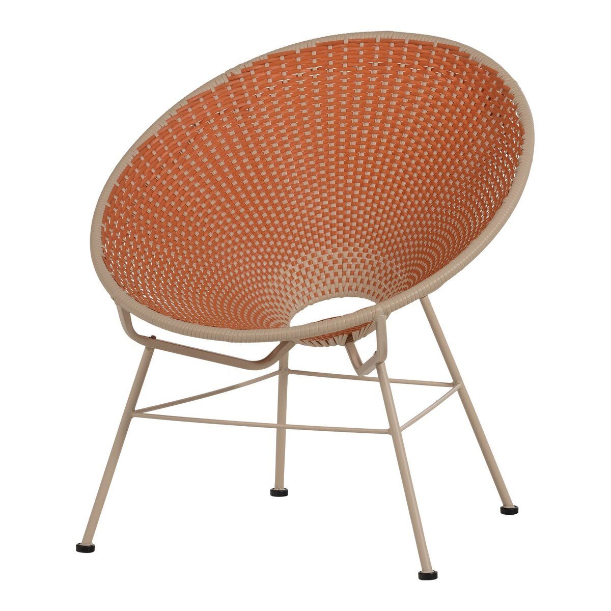 WOOOD Gartensessel, Schöne Farbkombinationen mit Geflecht-Optik