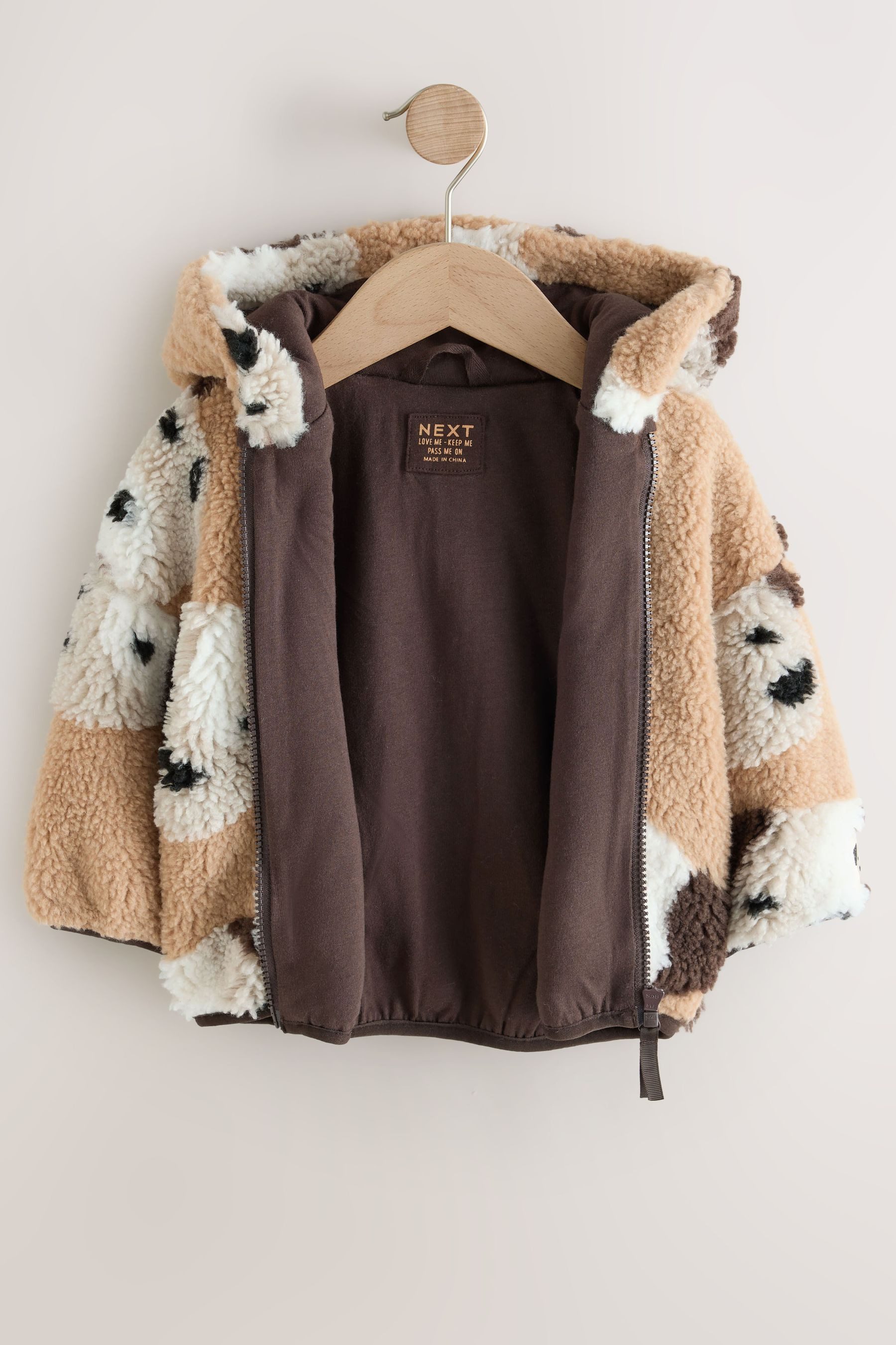 Next Fleecejacke Fleece mit durchgehendem Reißverschluss (1-St) – Bild 5 von 5