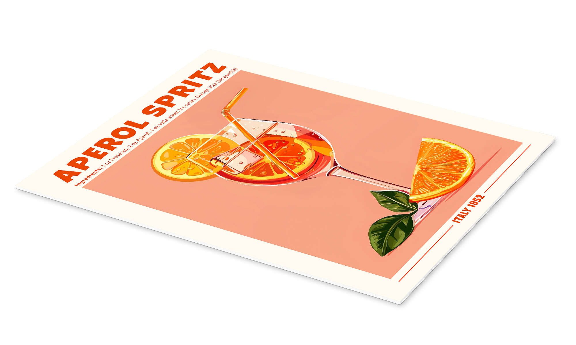 Posterlounge Wandbild Aperol Spritz, Italien 1952, günstig online kaufen