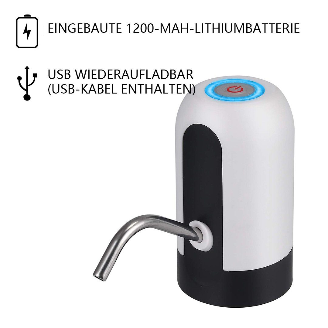 Wasserflaschenpumpe Elektrischer Wasserspender Automatische Trinkwasserpumpe DE 
