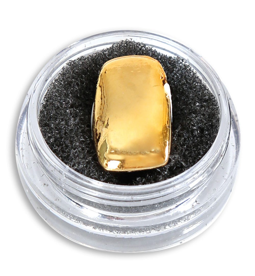 Kostüm Goldener Zahn Thermoplast Anpassend Gold Halloween Karneval Cosplay