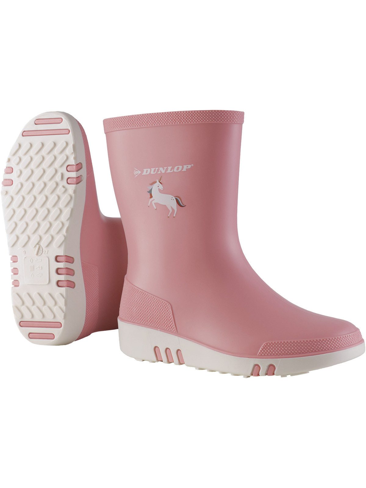 MH0KW01 Mini Rosa/Weiß Gummistiefel