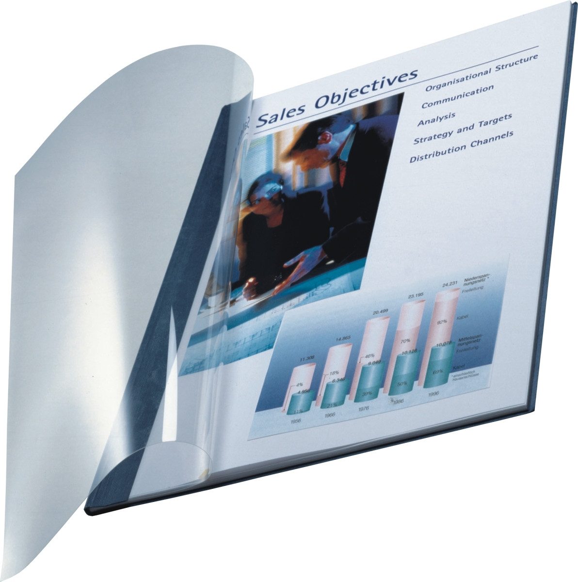 Thermo-Bindemappe Buchbindemappe impressBind Soft Cover 7,0mm blau VE=10 Stück