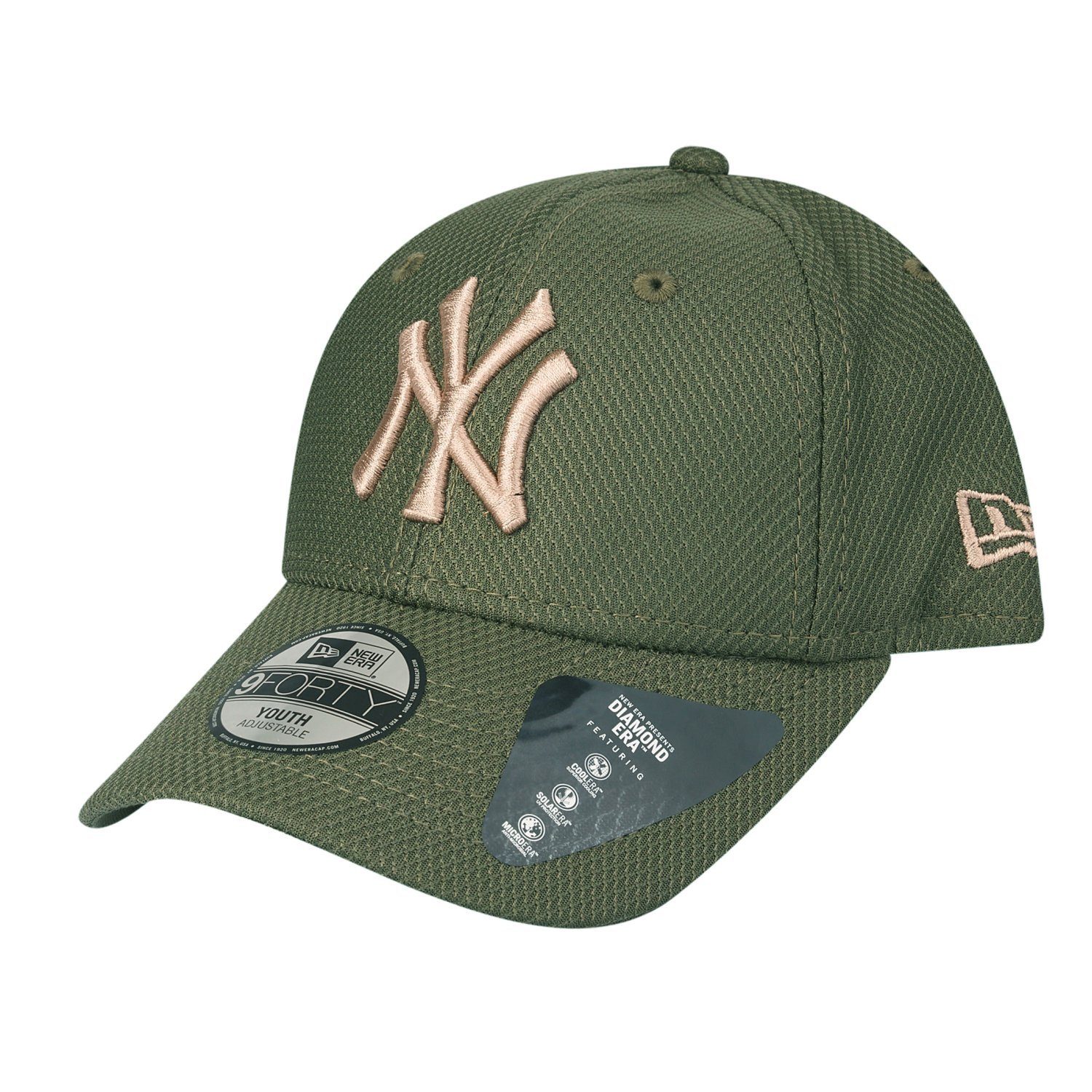New Era Baseball Cap DIAMOND 9FORTY New York Yankees Oliv