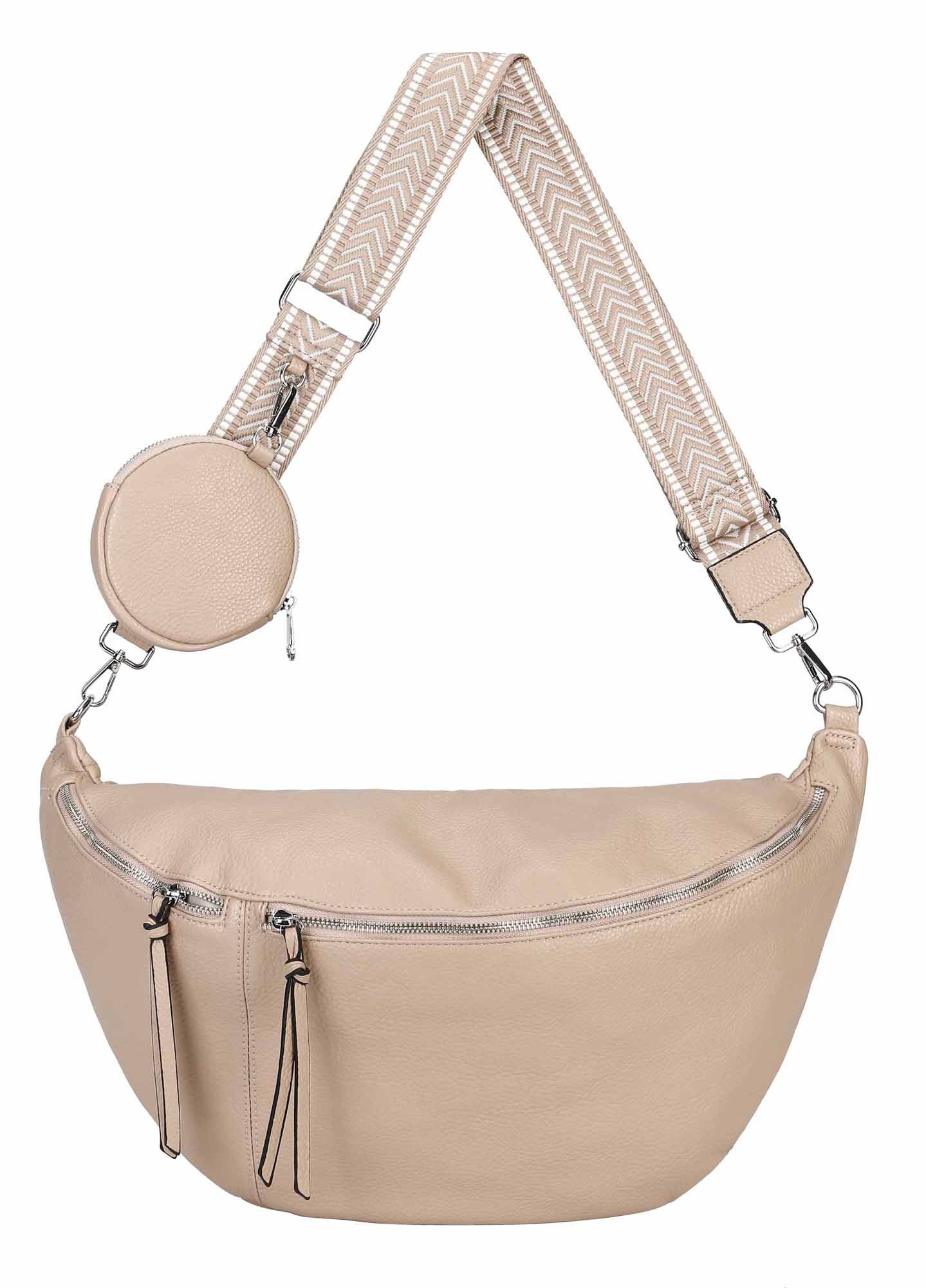 ITALYSHOP24 Schultertasche Damen XXL Tasche Gürteltasche günstig online kaufen