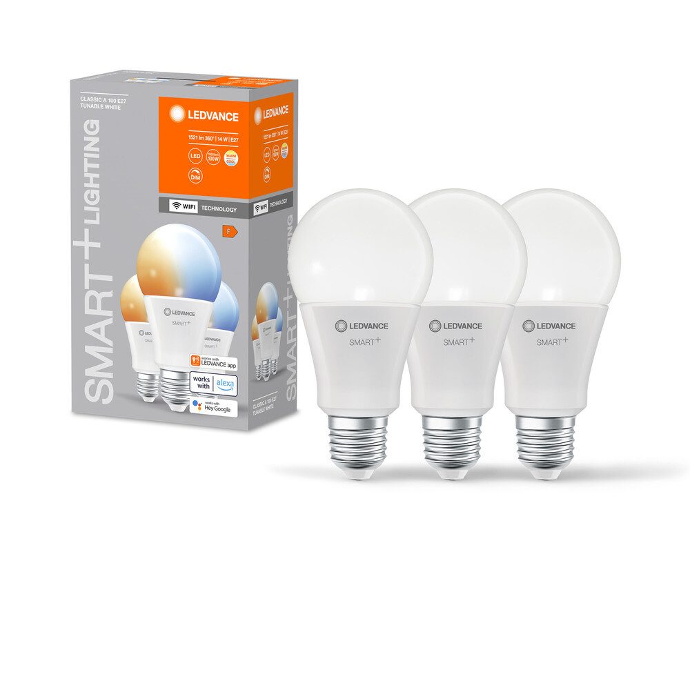 LED-Leuchtmittel E27, 14W, 6500K, 1521lm, warmweiß