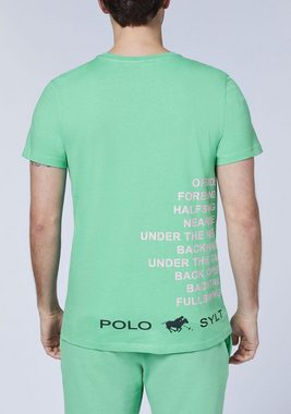 Polo Sylt Print-Shirt mit Print-Botschaft