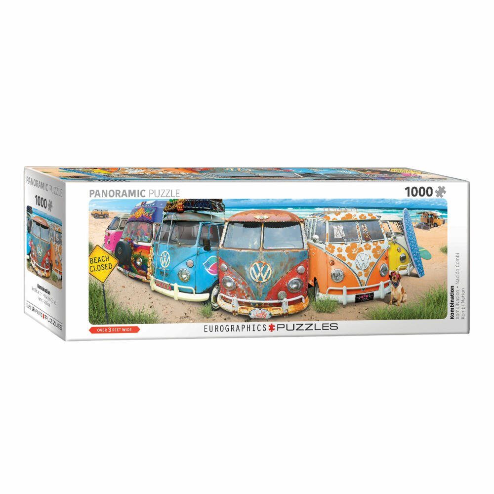 EUROGRAPHICS Puzzle VW Bus - BulliNation, 1000 Puzzleteile