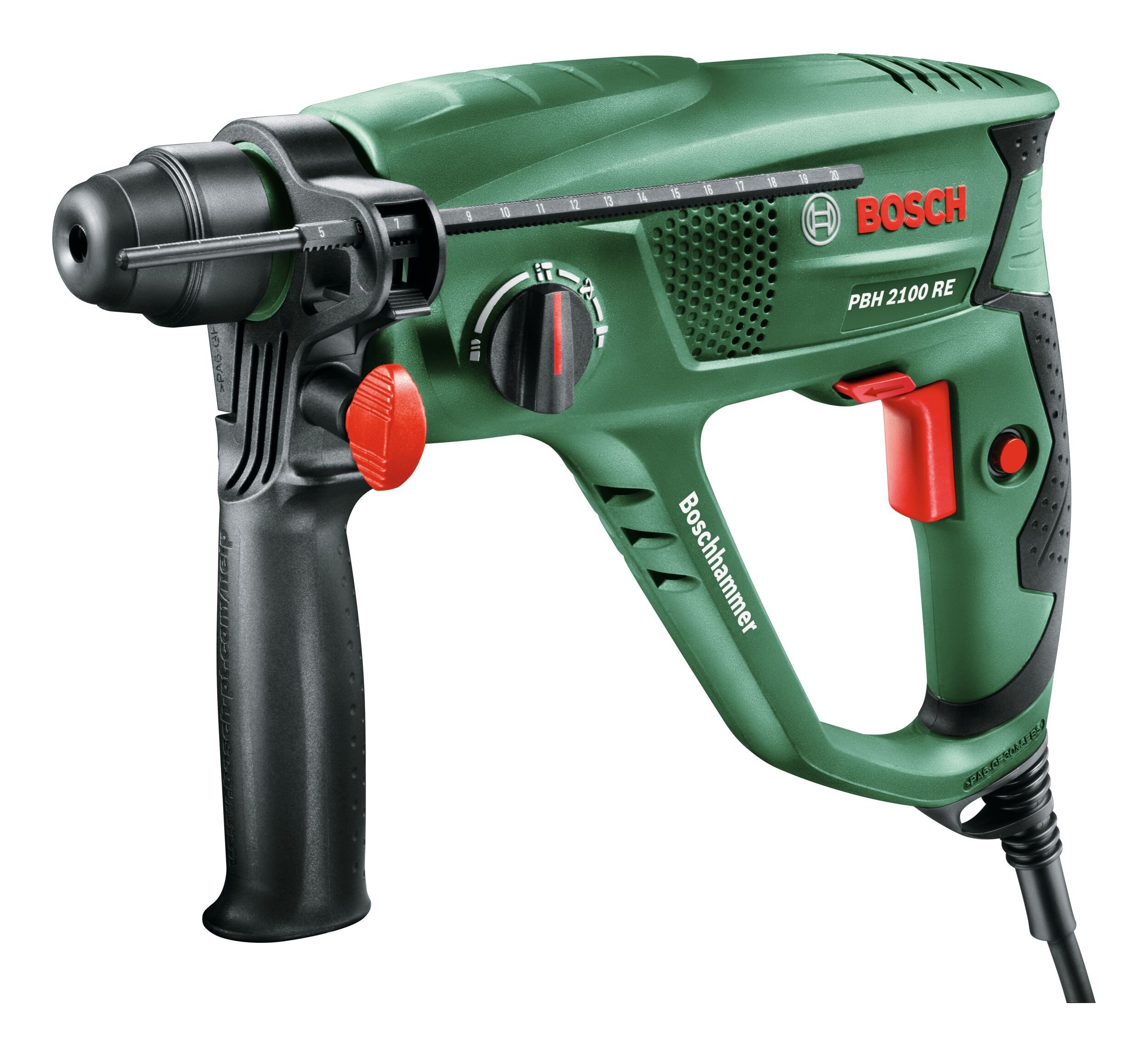 BOSCH Bohrhammer PBH 2100 RE, 230 V, max. 2400 U/min, Im Tragekoffer
