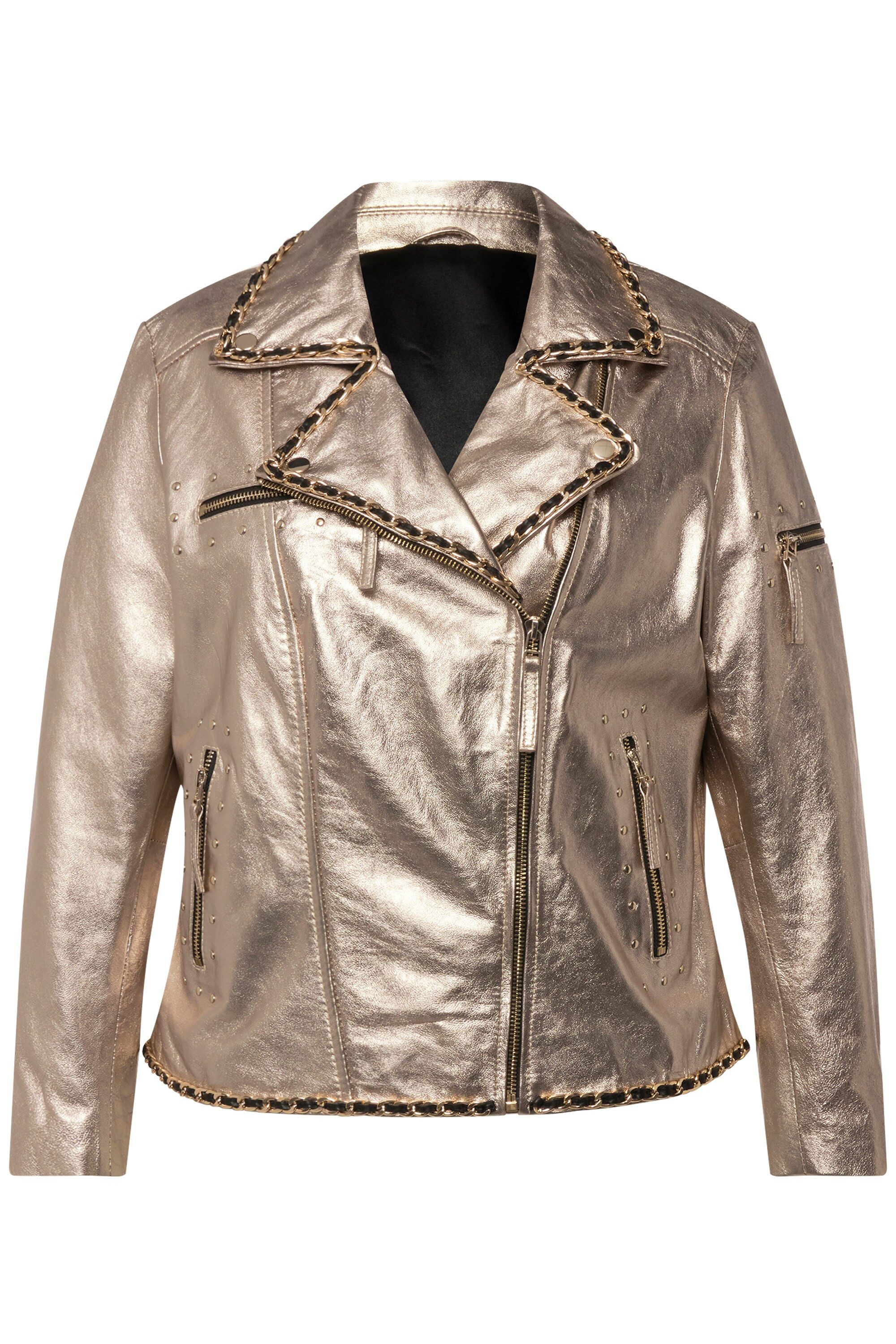 Angel of Style Lederjacke Leder-Bikerjacke echtes günstig online kaufen