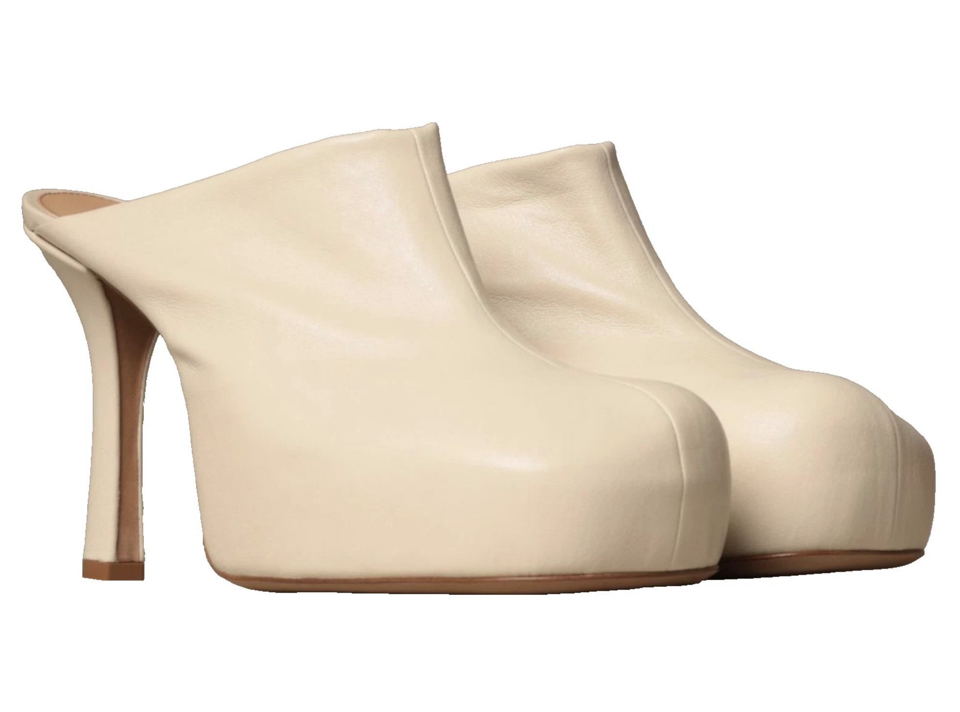 BOTTEGA VENETA Bv Bold Dot Heels Pumps Schuhe Mules traditionelles italienisches Handwerk mit moderner Formsprache