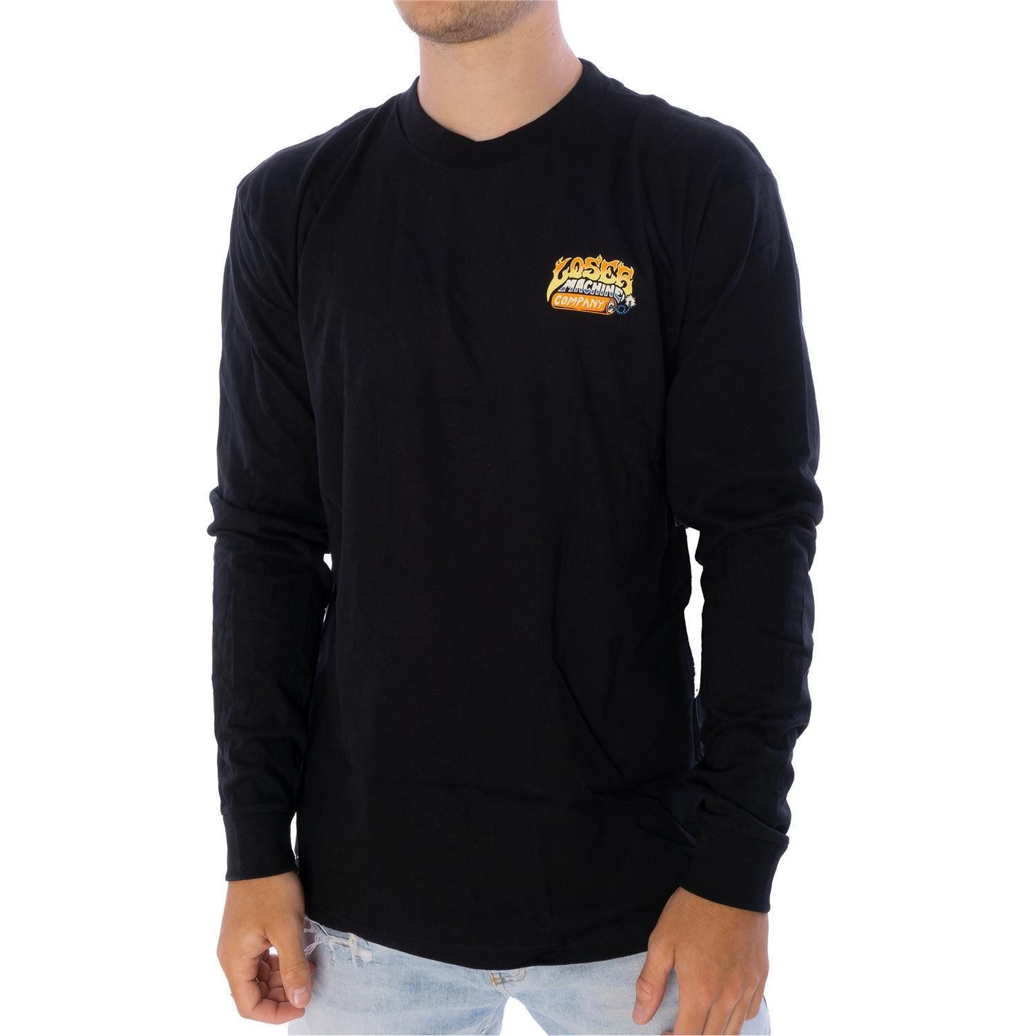 Loser Machine Sweater Longsleeve Loser Machine Flamin Devil`s (1-tlg) Große "Loser Machine" Logo-Print auf der Rückseite