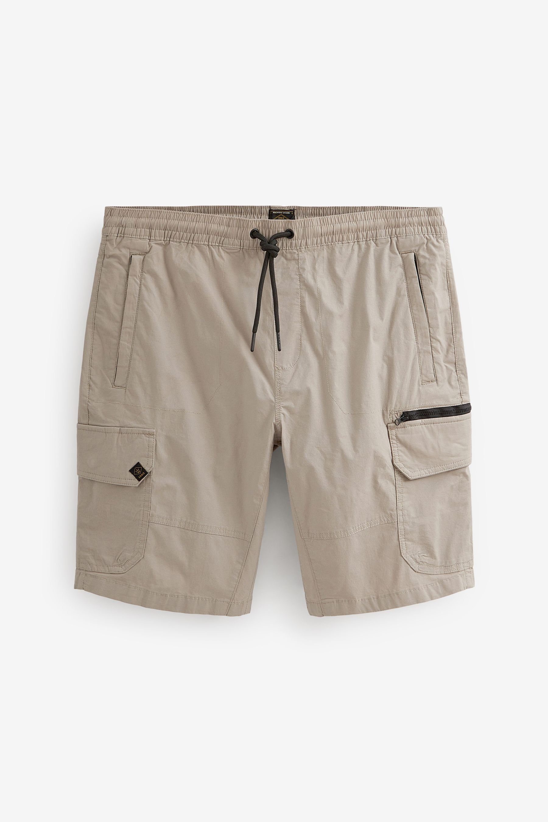 aus Funktionsstoff Tunnelzugbund (1-tlg) mit Cargo-Shorts Cargoshorts Next Stone