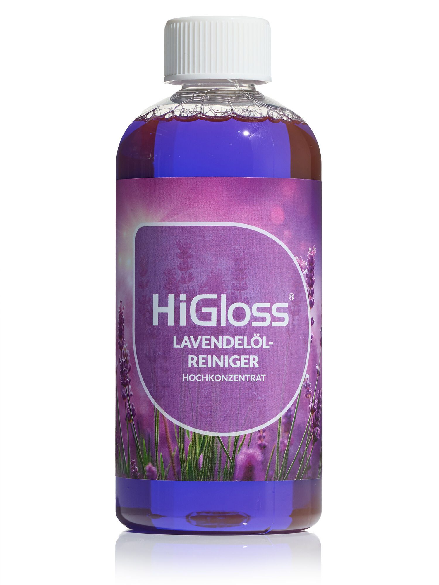 HiGloss Lavendelölreiniger Inkl. Leeflasche & Sprüher Allzweckreiniger (3-St. 2x 500ml & Leerflasche mit Lavendelduft, gegen Fett & Schmutz, für Küche, Bad & Haushalt)