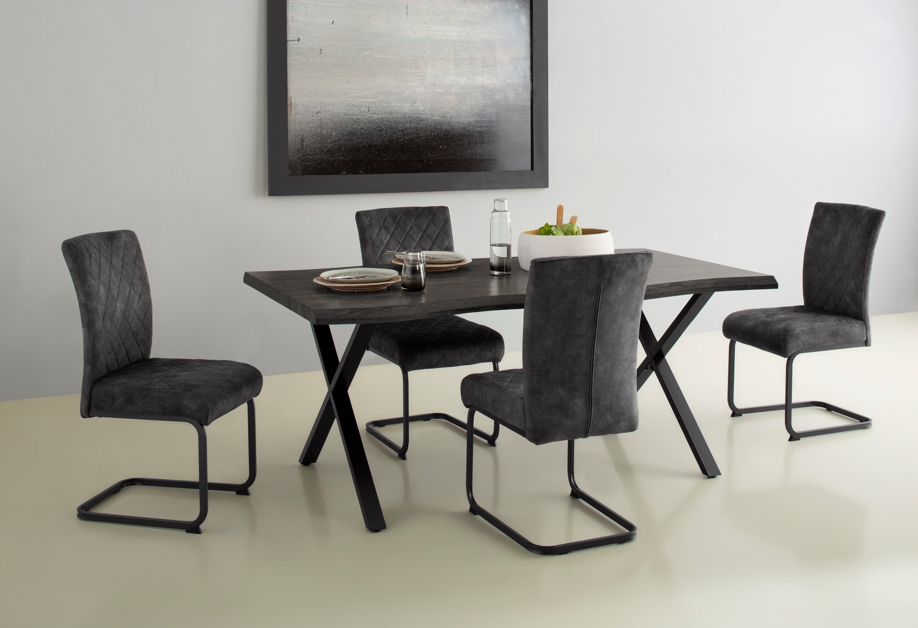 HELA Esstisch GRETA BESTSELLER, Baumkantentisch (Nachb), versch. Größen, 46 günstig online kaufen