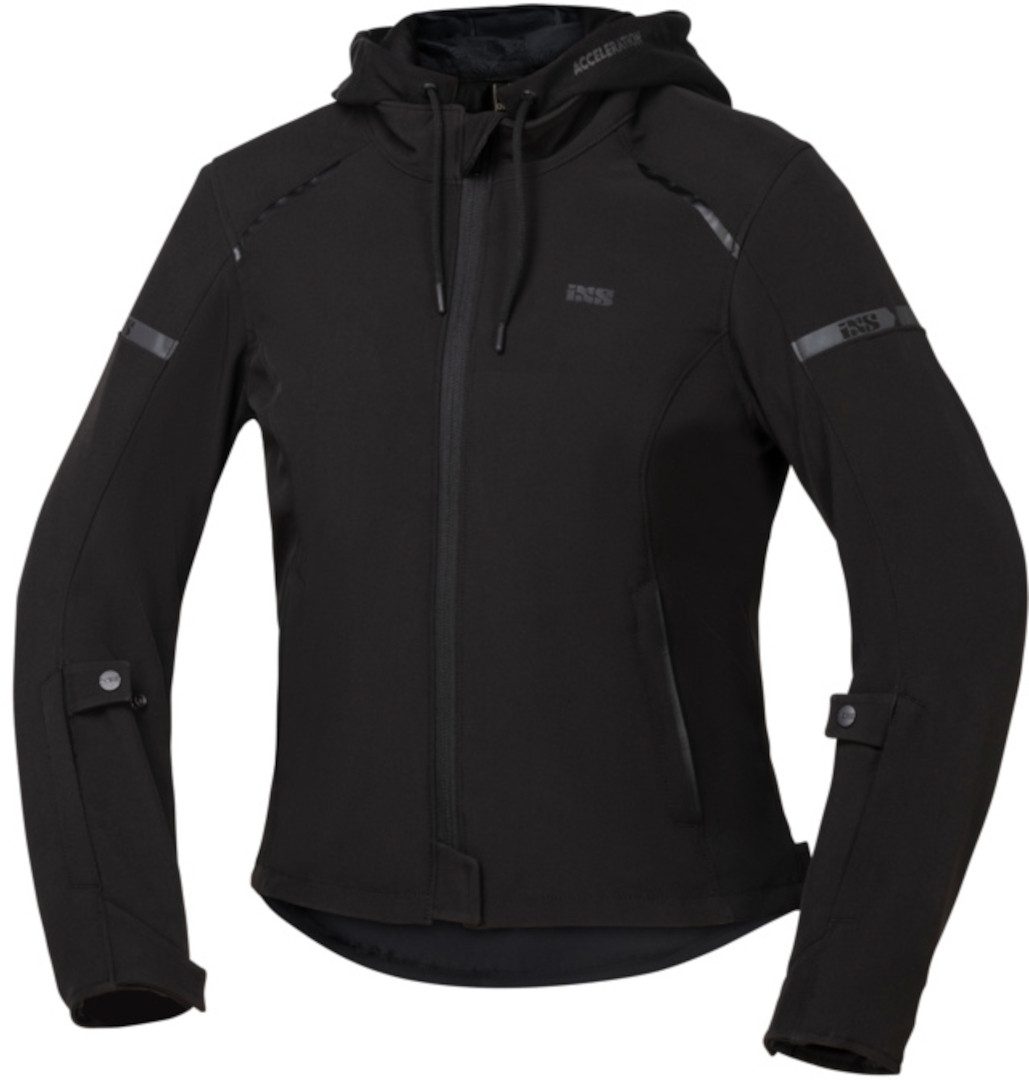 IXS Motorradjacke Moto 2.0 Damen Motorrad Textiljacke (mit Rückenprotektor, wasserdicht) Wasserdicht Atmungsaktiv protektoren