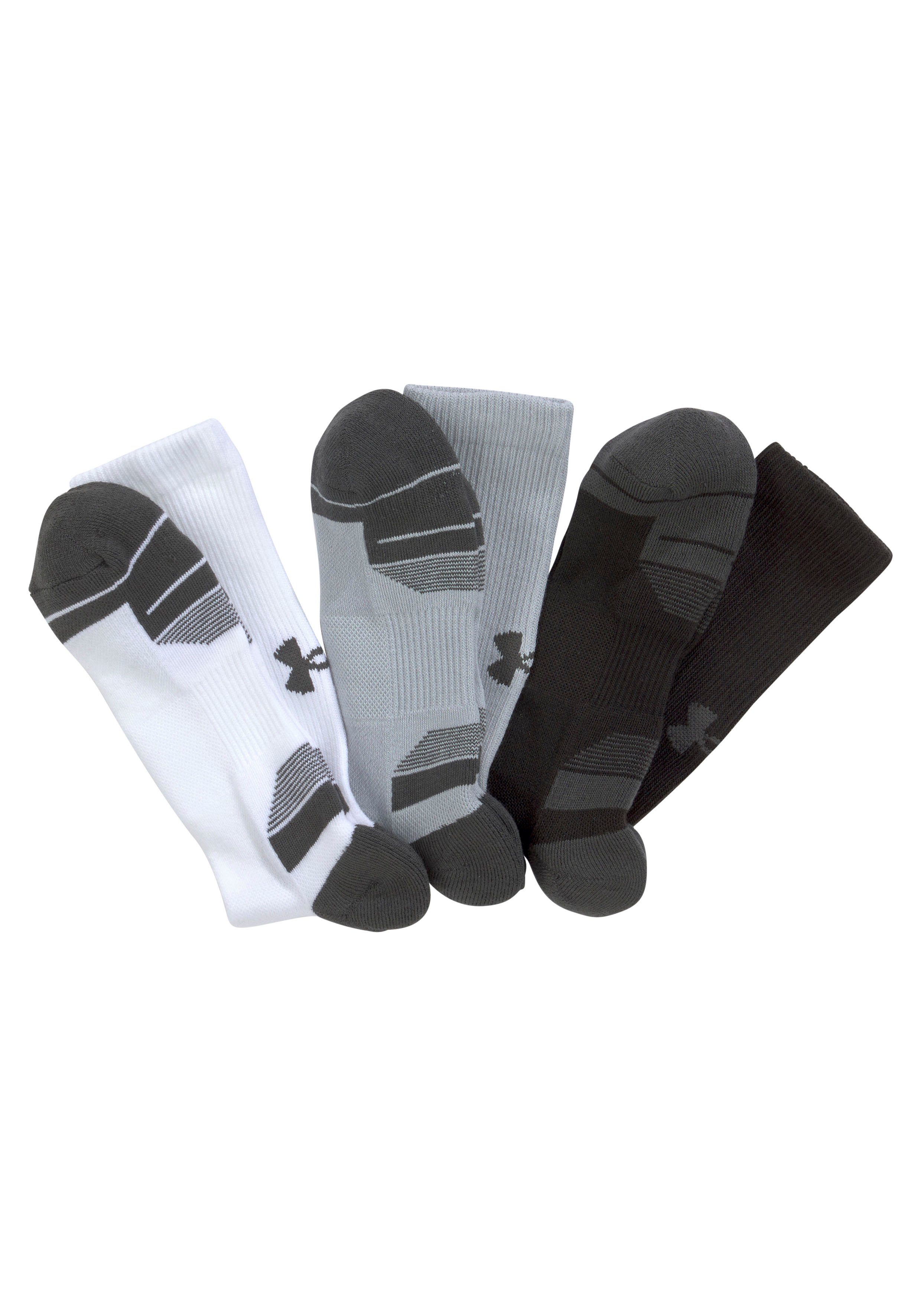 Under Armour® Tennissocken (3-Paar) Mod Gray 011