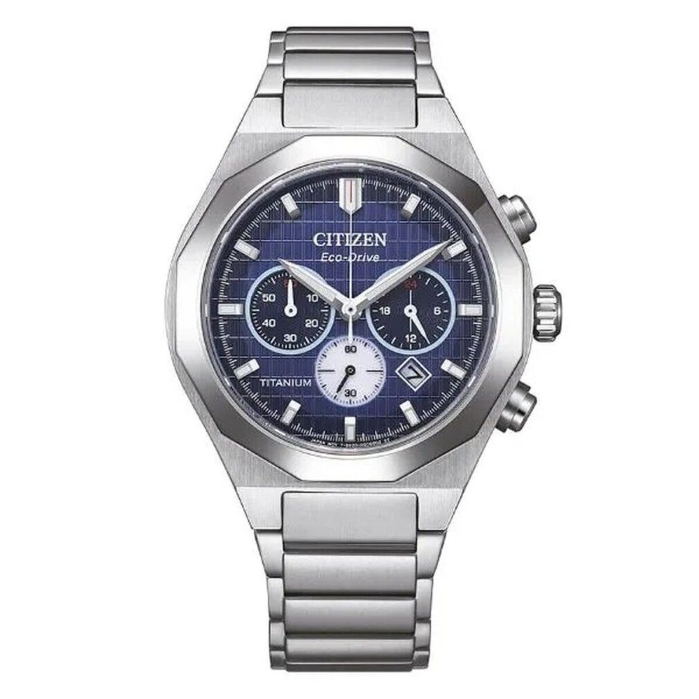 Citizen Luxusuhr Herrenuhr SUPER TITANIUM Silberfarben