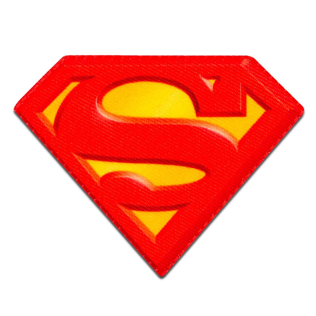 Catch the Patch Aufnäher Bügelbild, Aufbügler, Applikationen, Patches, Flicken, zum aufbügeln, Polyester, Superman Logo - Größe: 8 x 5 cm