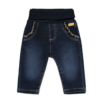 Steiff Regular-fit-Jeans Jeanshose mit süßen Rüschen