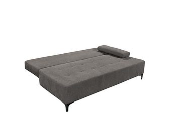 ED EXCITING DESIGN Schlafsofa, Molina Schlafsofa 203 x 107 cm Polstergarnitur Sofa Couch Anthrazit