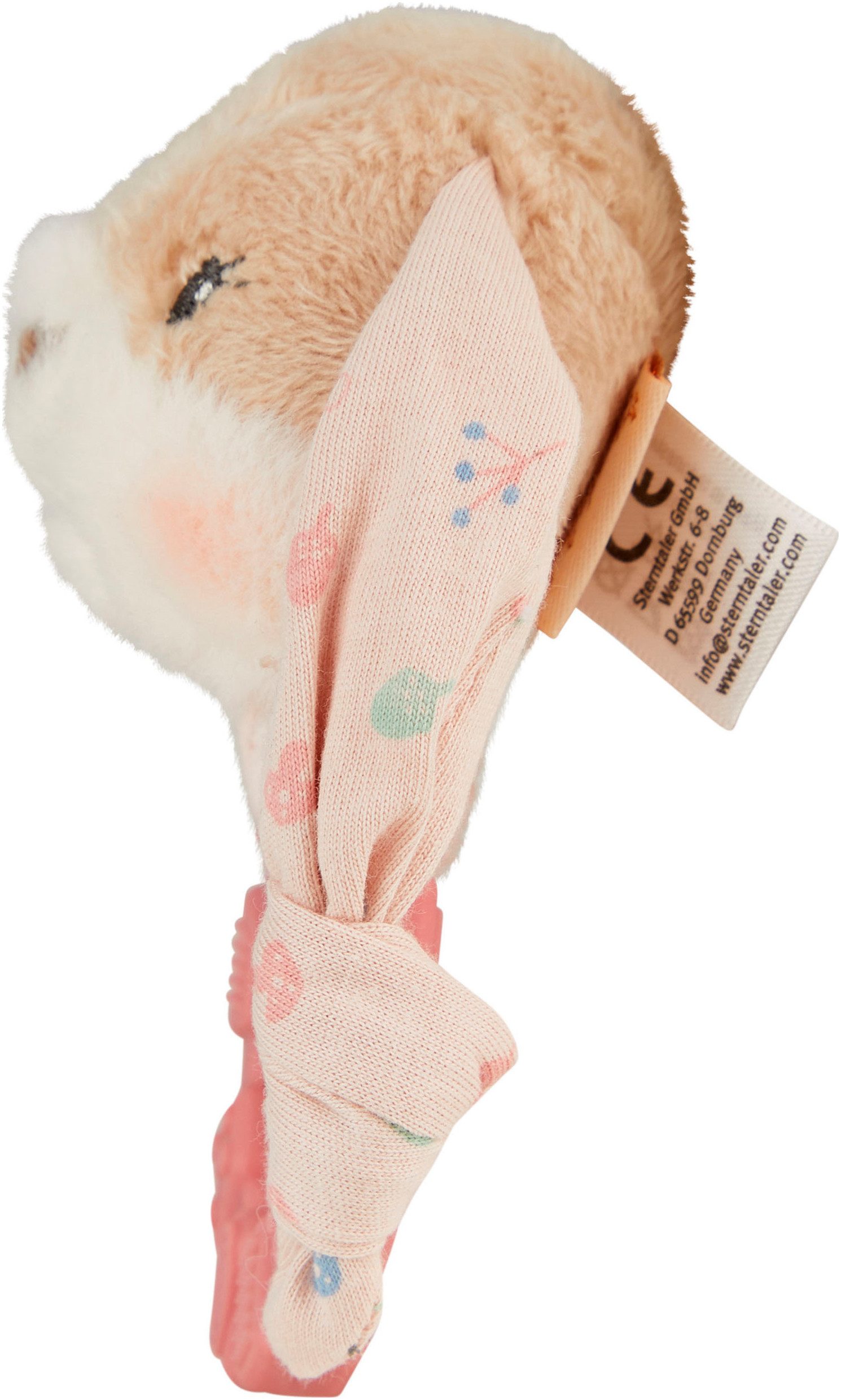 Sterntaler® Greifling Hase Hanni mit Silikonring, mit Rassel