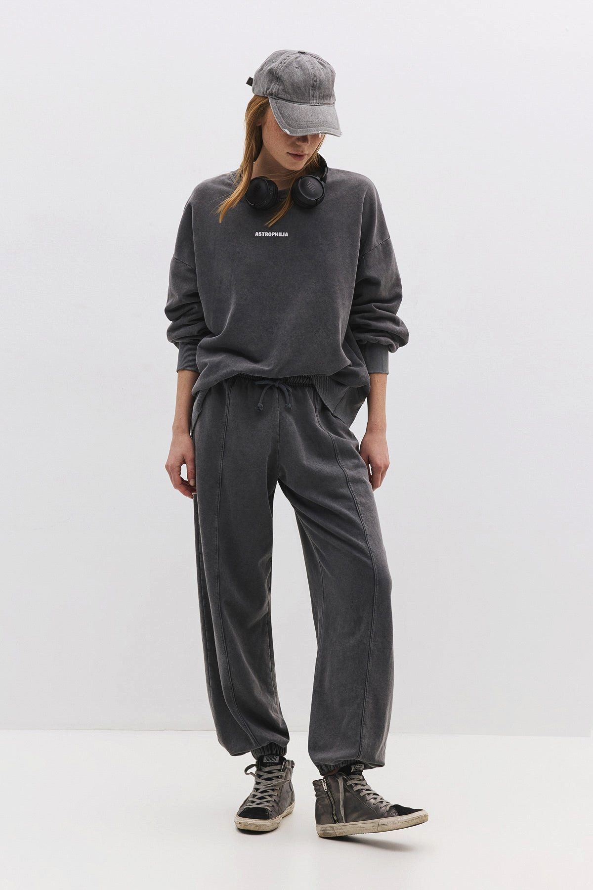 No Matter What Sweatponcho Ballonhose aus Baumwolle günstig online kaufen