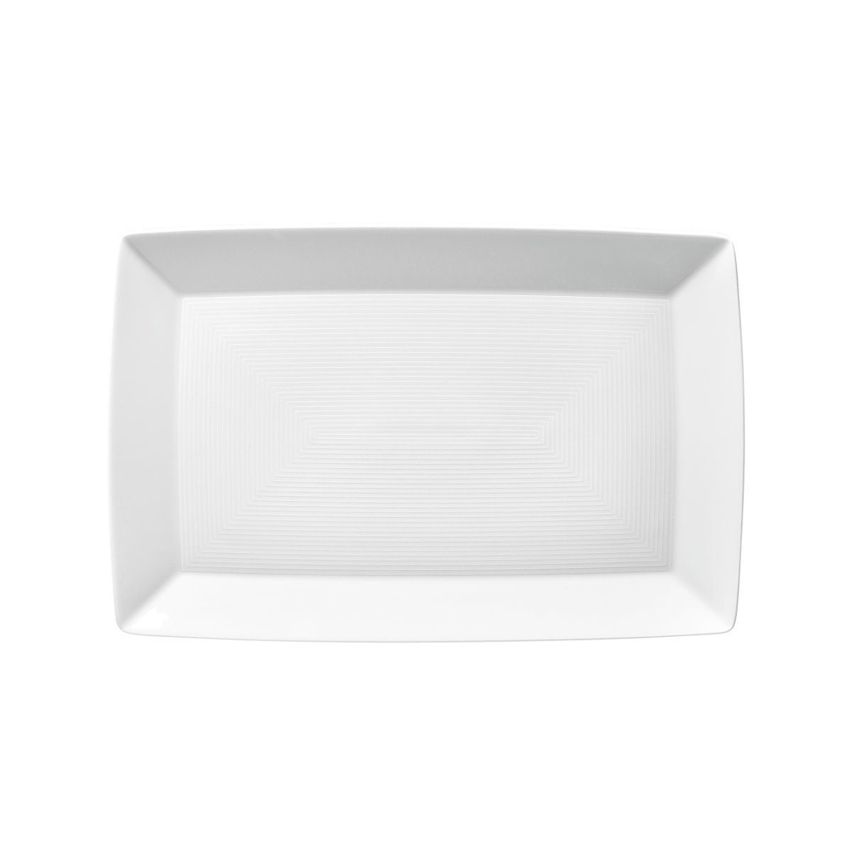 Thomas Porzellan Servierplatte Loft weiß Trend Asia Weiß, Porzellan, 28,5x18,5 cm