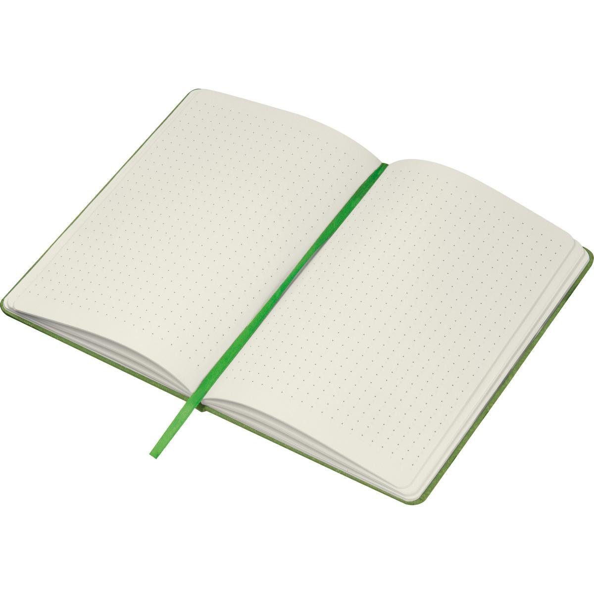 Macma Notizbuch Notizbuch / DIN A5 / mit Kartonumschlag und gepunkteten Seiten / Farbe