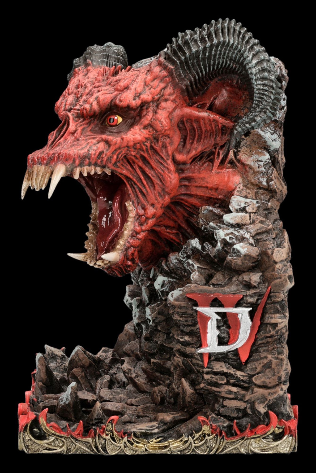 Figuren Shop GmbH Buchstütze Diablo IV Buchstütze Minion of Hell - Fantasy Figur 18 cm Dekoration (1 St)