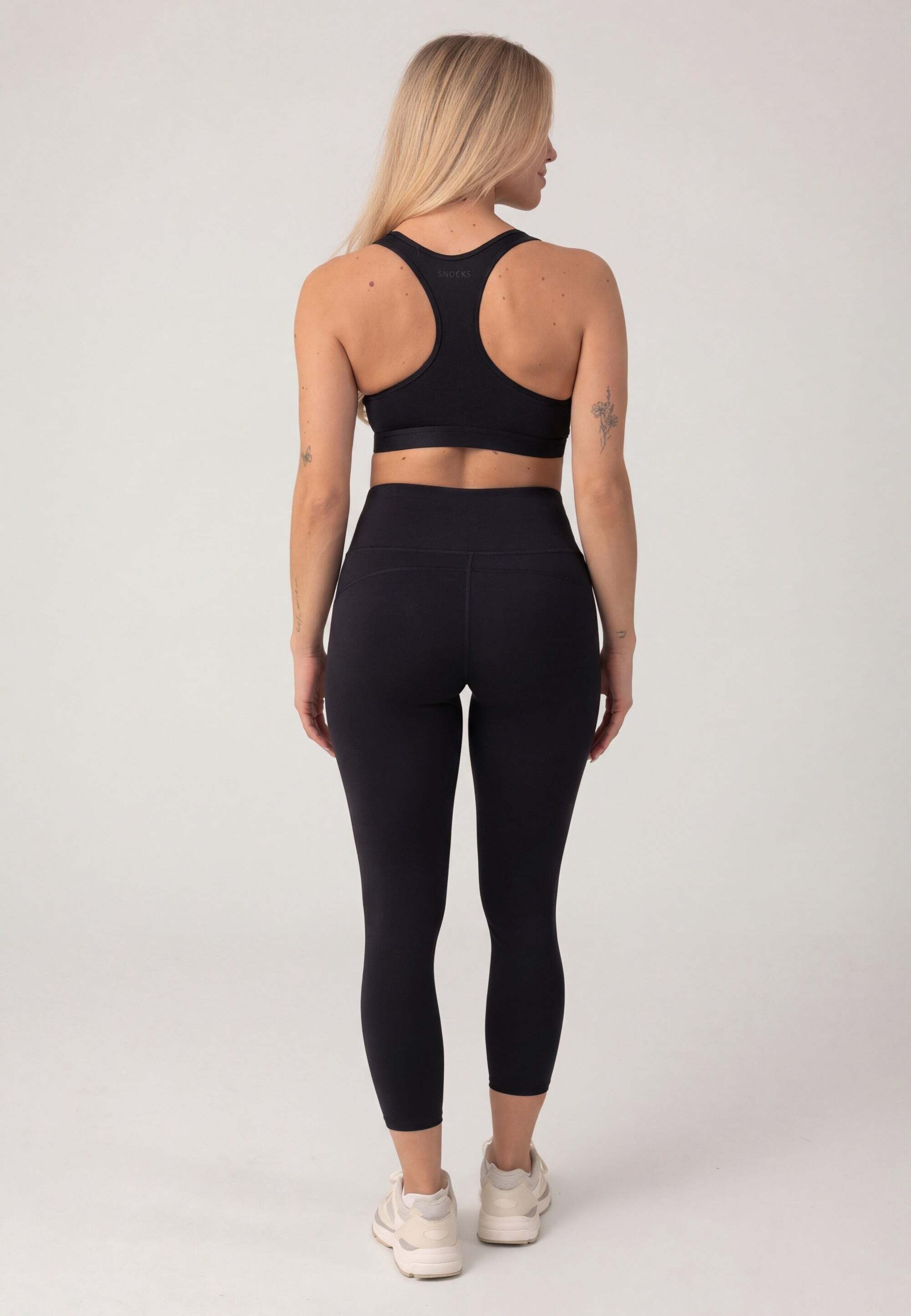 SNOCKS Highwaist Leggings Sport Leggings 7/8 Länge (1-tlg) mit elastischem Bund aus atmungsaktivem Material
