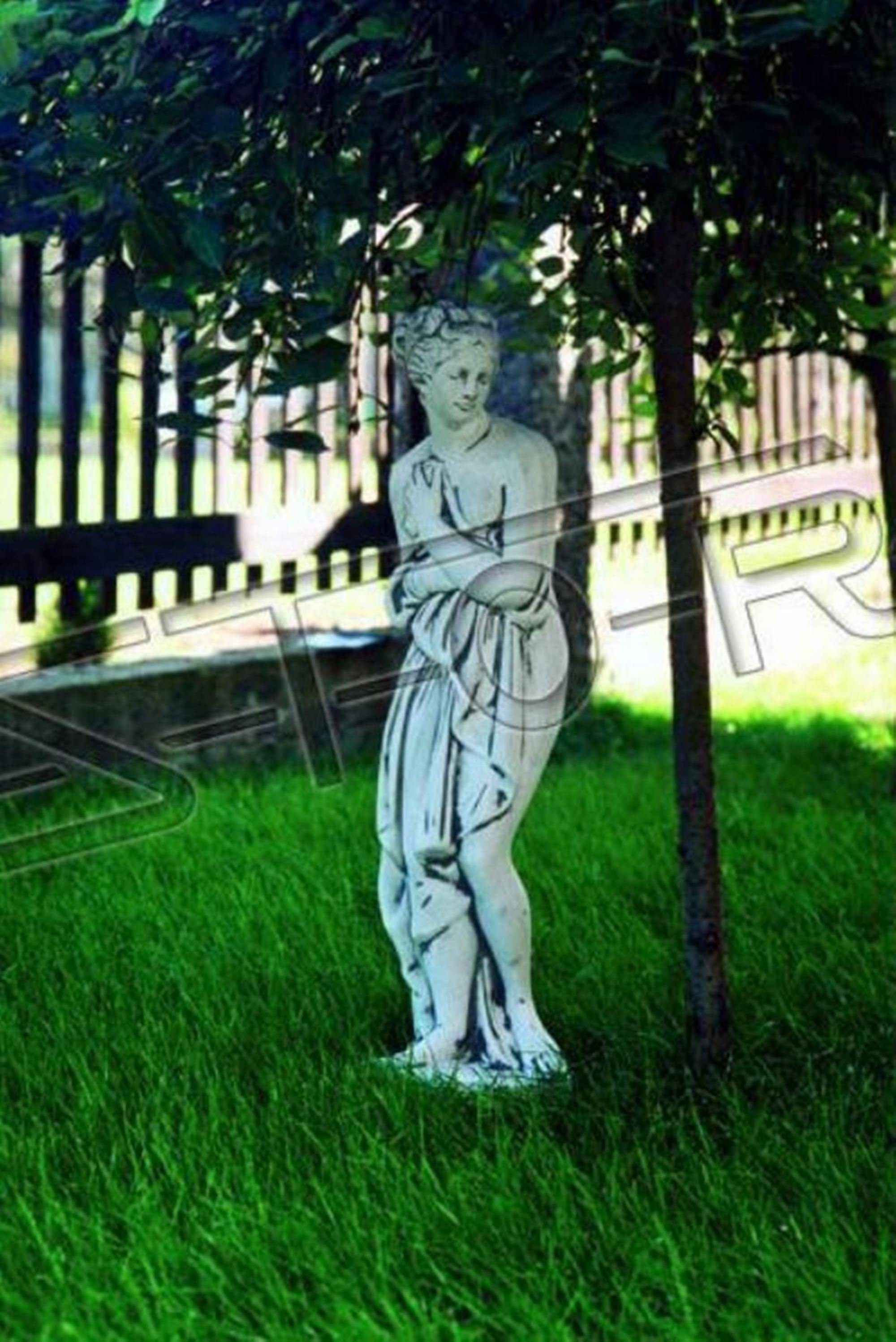 JVmoebel Skulptur Frau 80cm Skulptur Design Figur Statue Garten Figuren Statuen