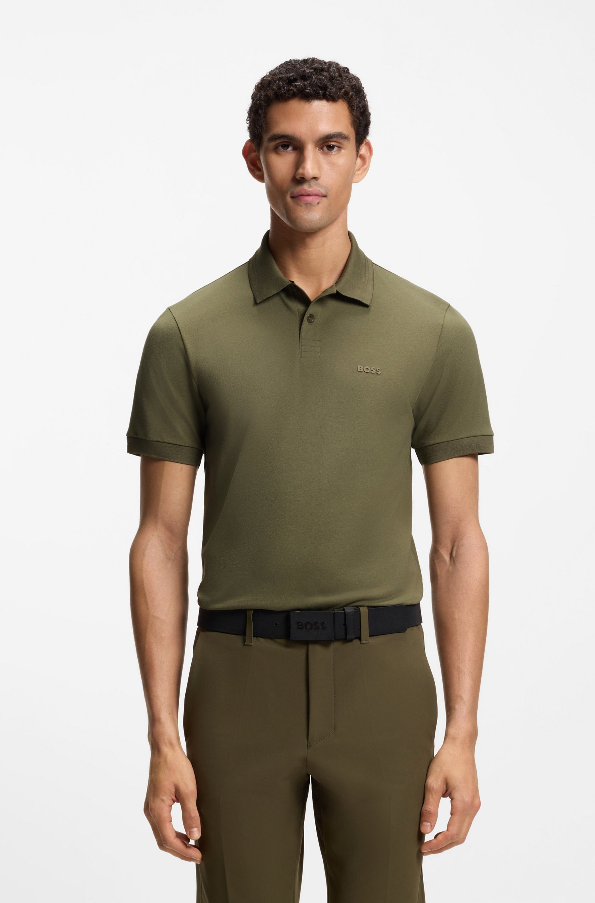 Poloshirt Paul Stretch-Baumwoll-Pique
