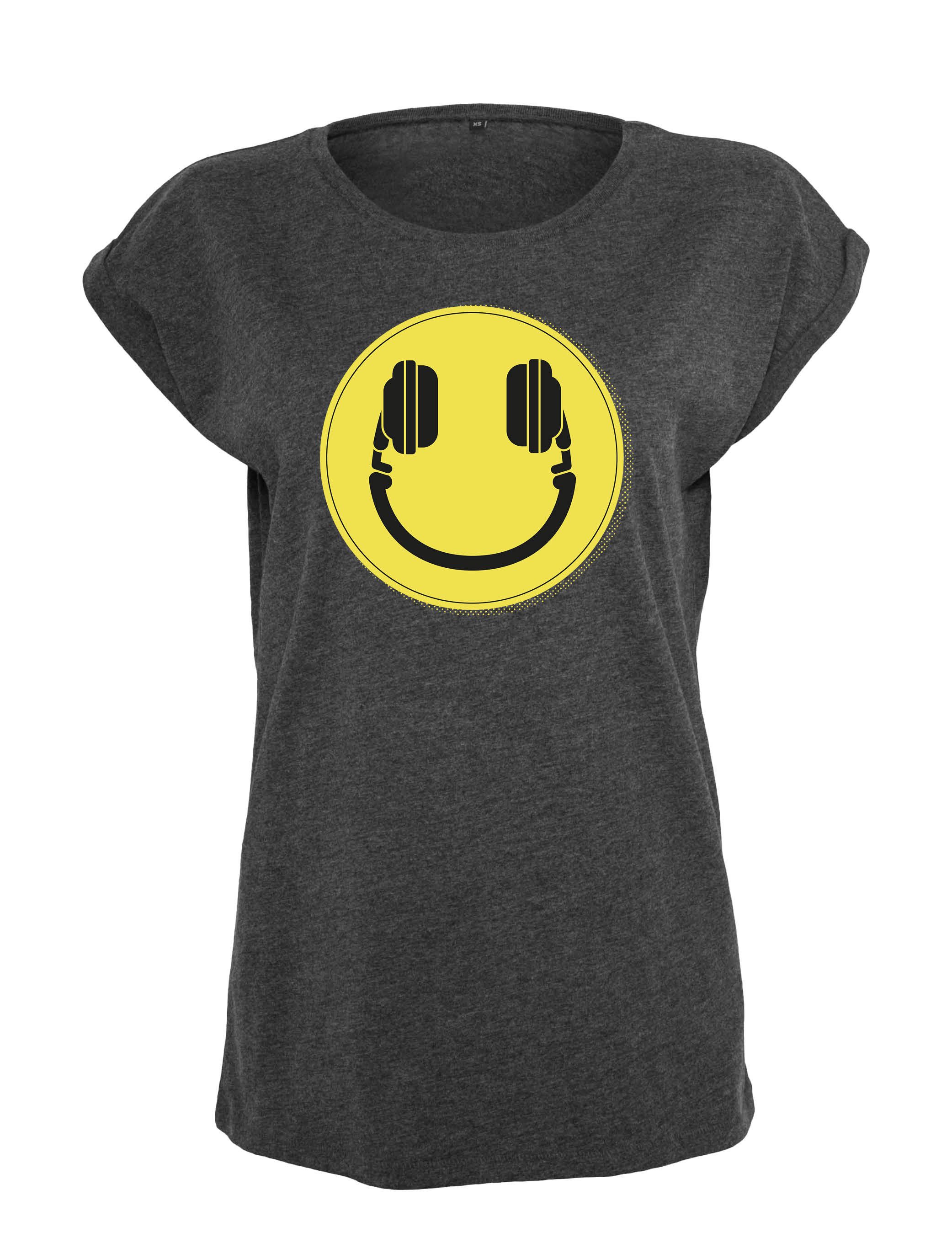 Youth Designz Print-Shirt "Headset Smiley" Damen günstig online kaufen