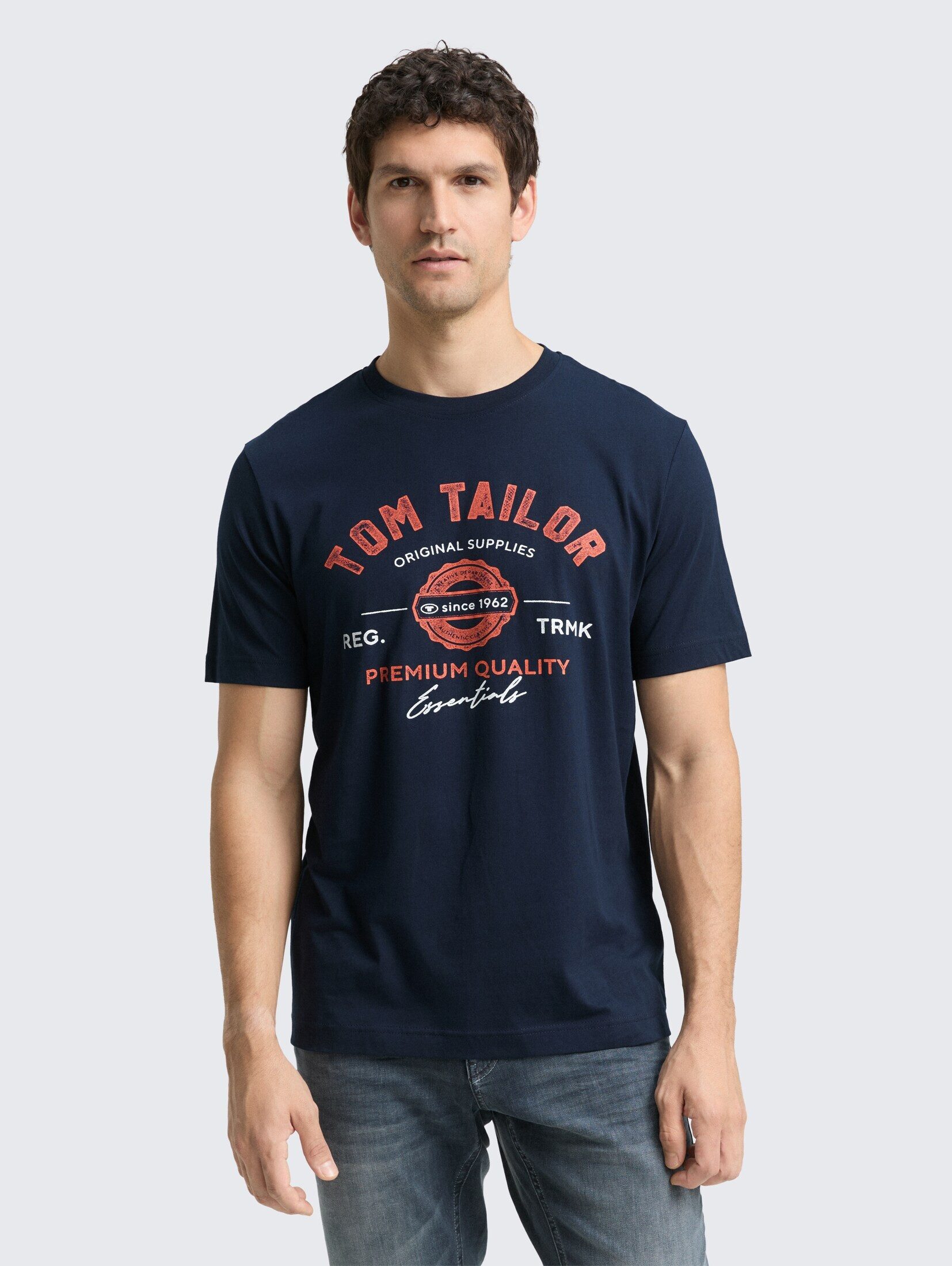 TOM TAILOR T-Shirt T-Shirt T-Shirt mit Logo-Print günstig online kaufen