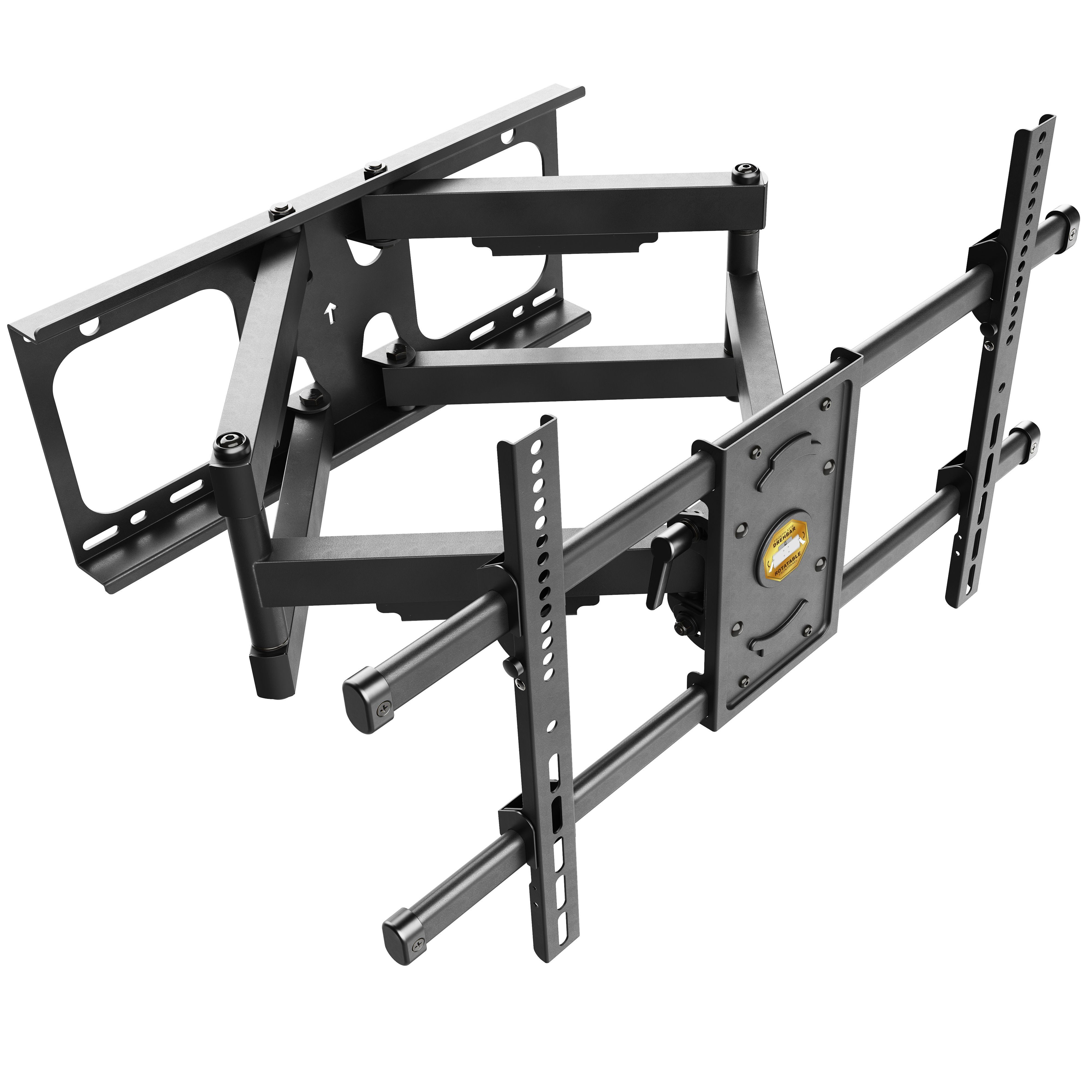 RICOO TV-Wandhalterung TV Wand Halterung 47" 50" 55" 65" 75" 80" max 60 Kg schwenkbar S4964, (bis 80 Zoll, VESA 200x200 bis 600x400, 1-tlg., vollbeweglich ausziehbar neigbar 40 Zoll bis 80 Zoll massiv stabil, bis 15° Neigung, bis zu 120° Schwenkung, Fernseher Halter universal)