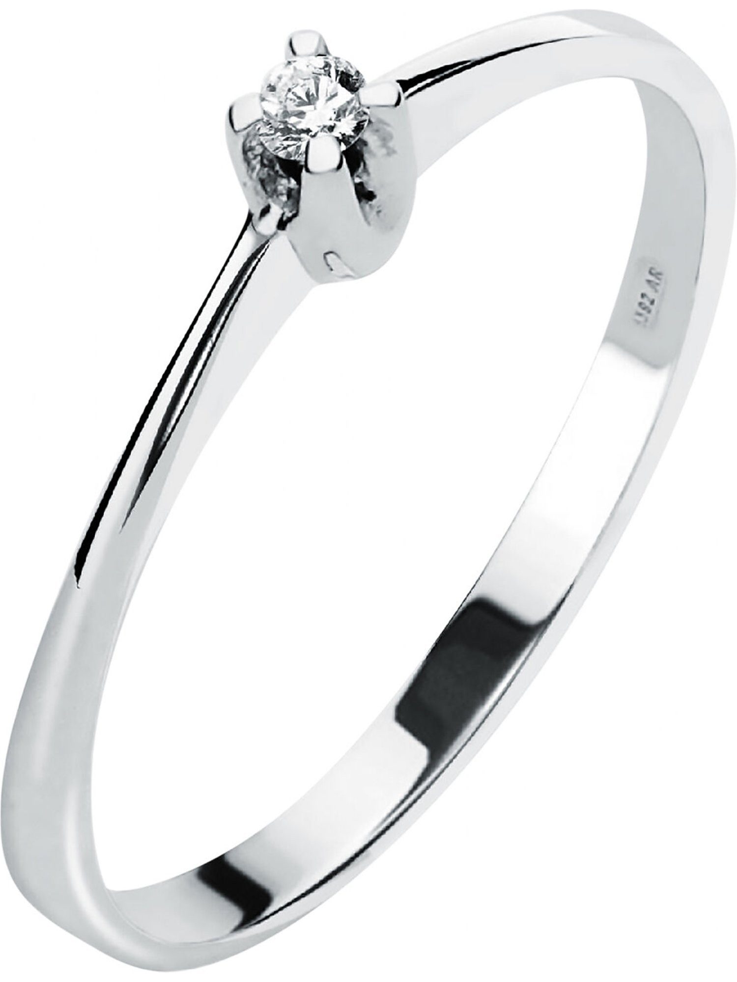 CHRIST Diamantring CHRIST Damen-Damenring 375er Weißgold günstig online kaufen